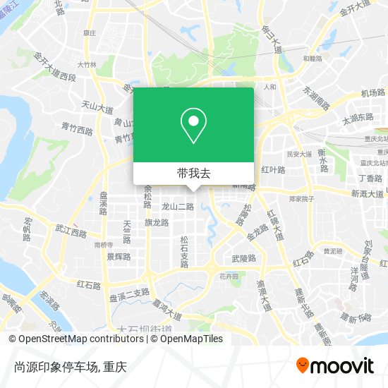 尚源印象停车场地图