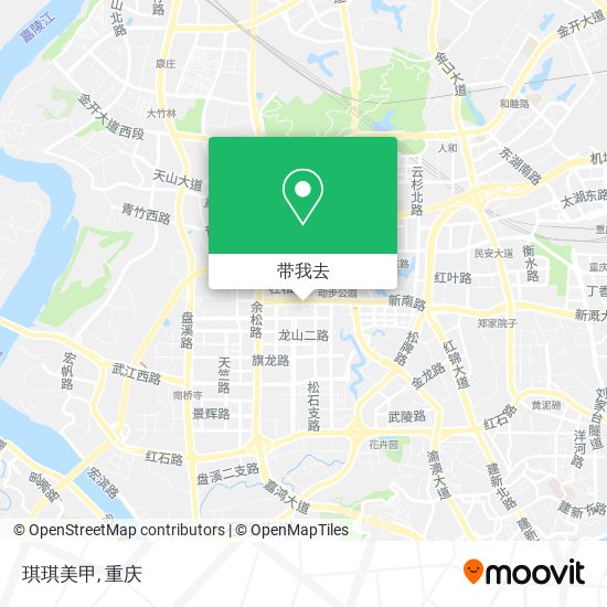 琪琪美甲地图