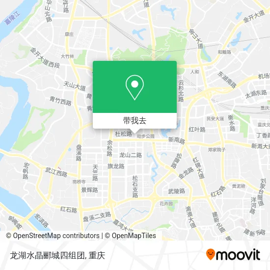 龙湖水晶郦城四组团地图