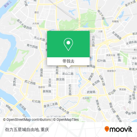劲力五星城自由地地图
