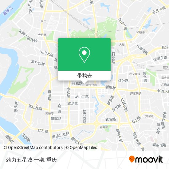 劲力五星城-一期地图