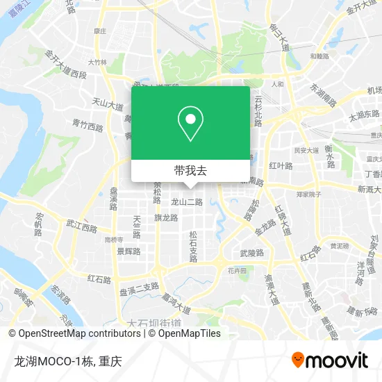 龙湖MOCO-1栋地图