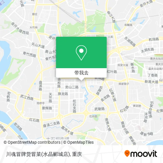 川魂冒牌货冒菜(水晶郦城店)地图