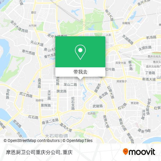 摩恩厨卫公司重庆分公司地图