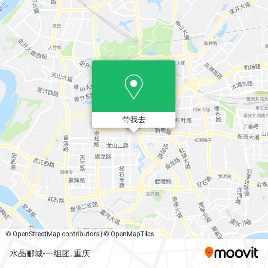 水晶郦城-一组团地图