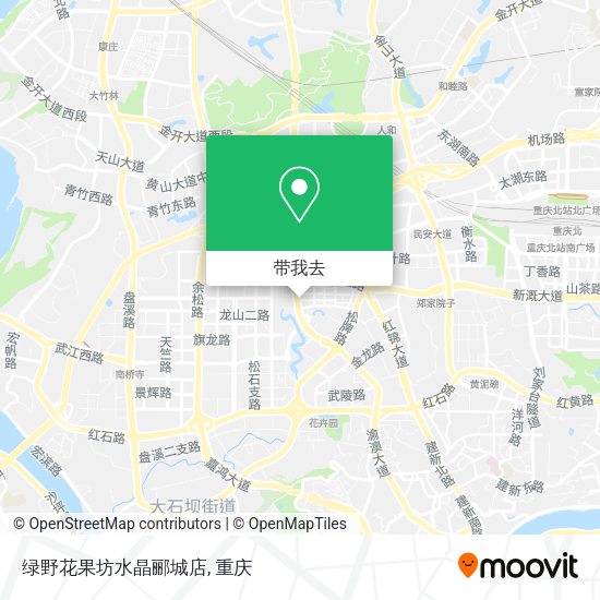 绿野花果坊水晶郦城店地图