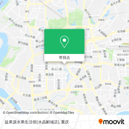 益果源水果生活馆(水晶郦城店)地图