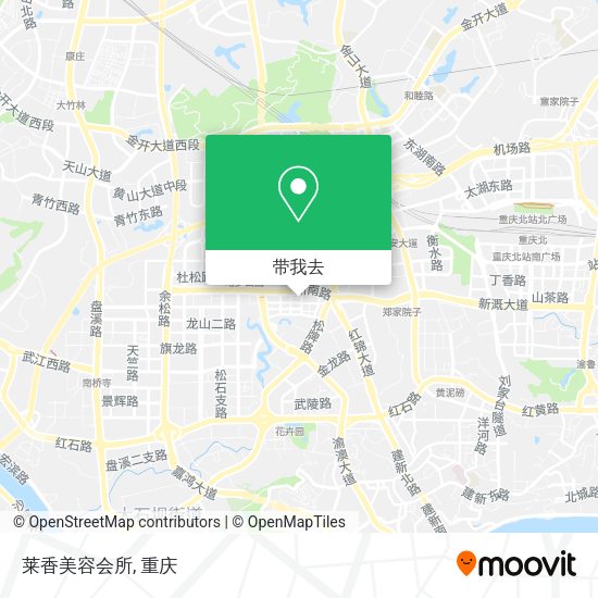 莱香美容会所地图