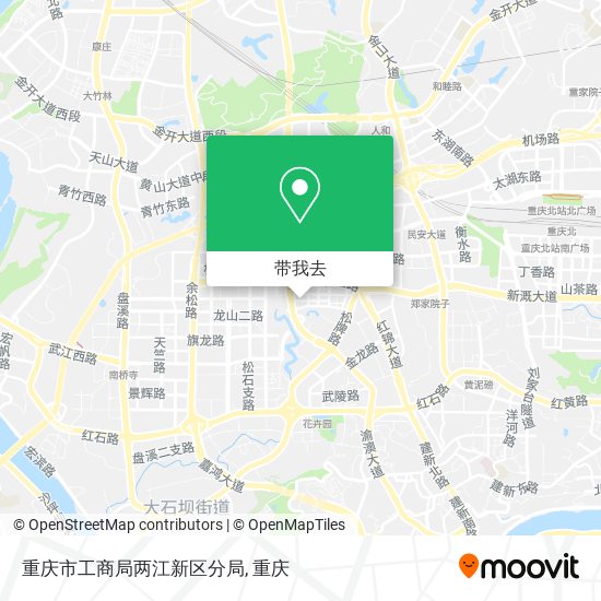 重庆市工商局两江新区分局地图