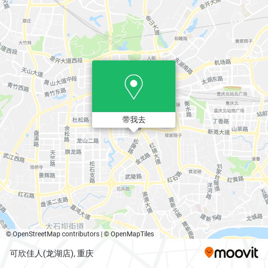 可欣佳人(龙湖店)地图