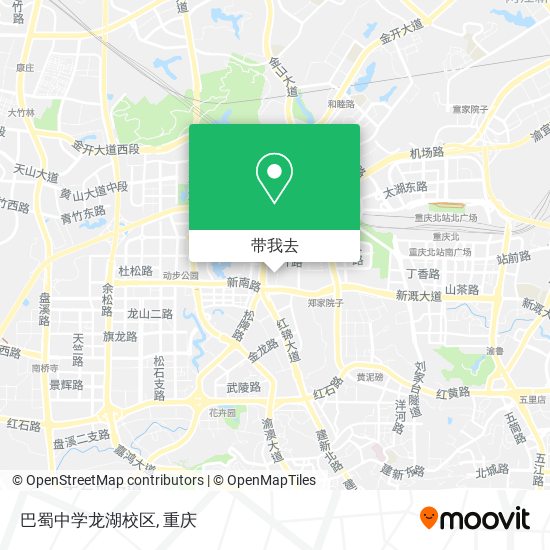 巴蜀中学龙湖校区地图