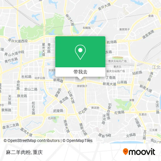 麻二羊肉粉地图