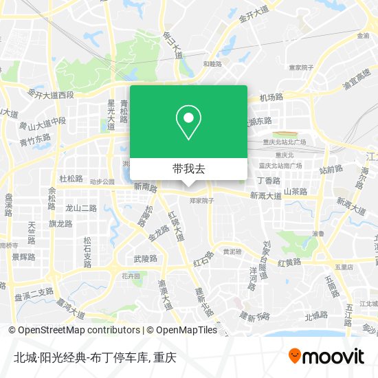 北城·阳光经典-布丁停车库地图