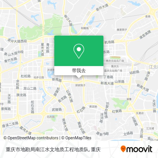 重庆市地勘局南江水文地质工程地质队地图