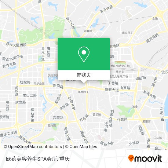 欧蓓美容养生SPA会所地图