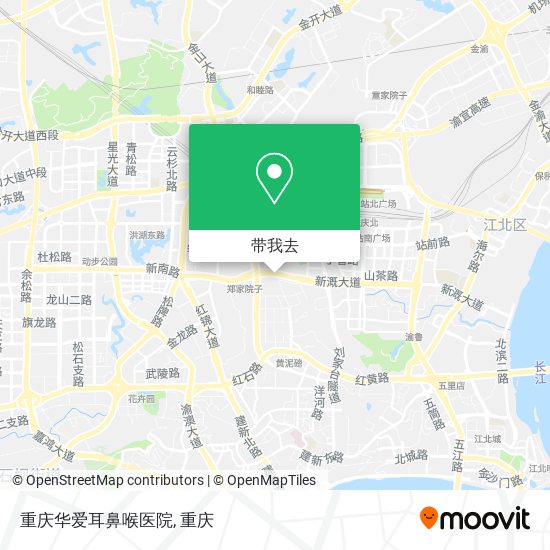 重庆华爱耳鼻喉医院地图