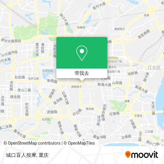 城口盲人按摩地图