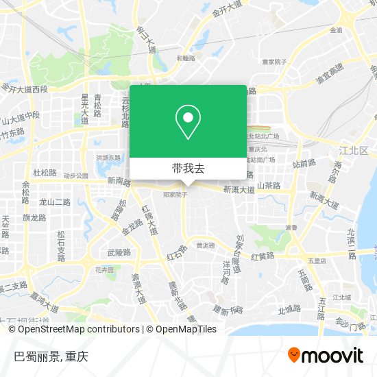 巴蜀丽景地图