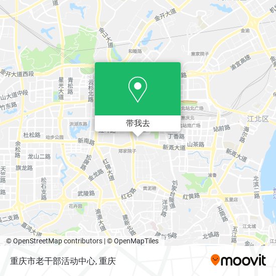 重庆市老干部活动中心地图
