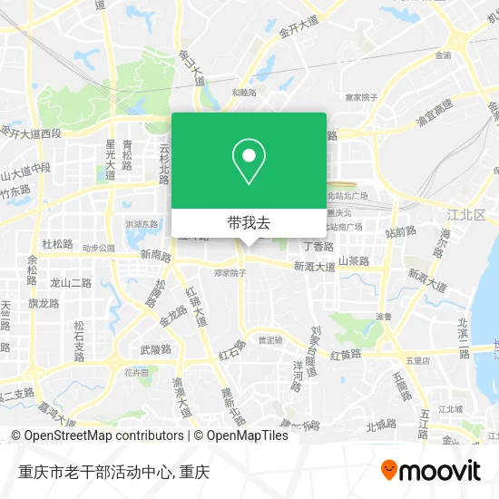 重庆市老干部活动中心地图