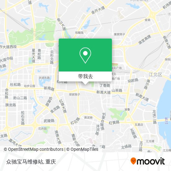 众驰宝马维修站地图