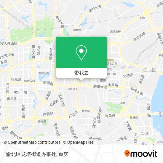 渝北区龙塔街道办事处地图