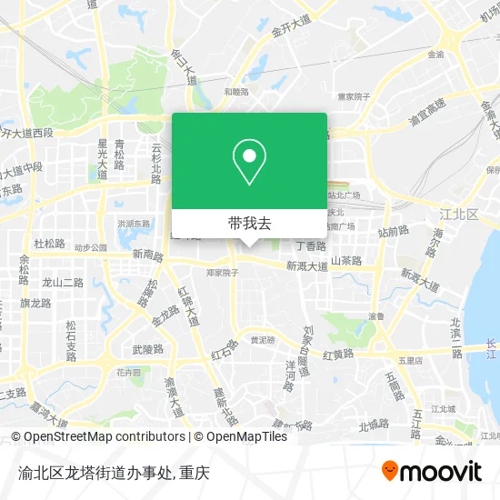 渝北区龙塔街道办事处地图