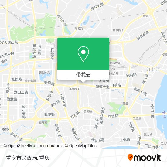 重庆市民政局地图