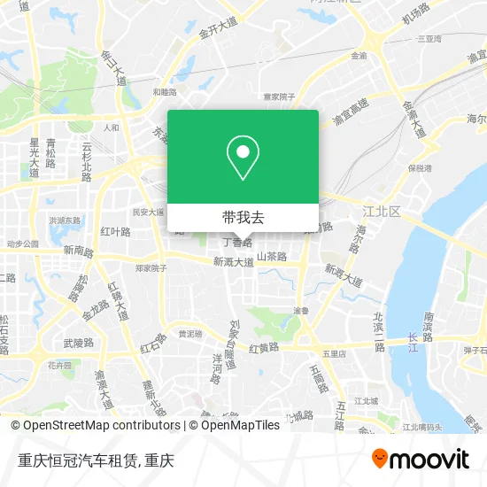 重庆恒冠汽车租赁地图