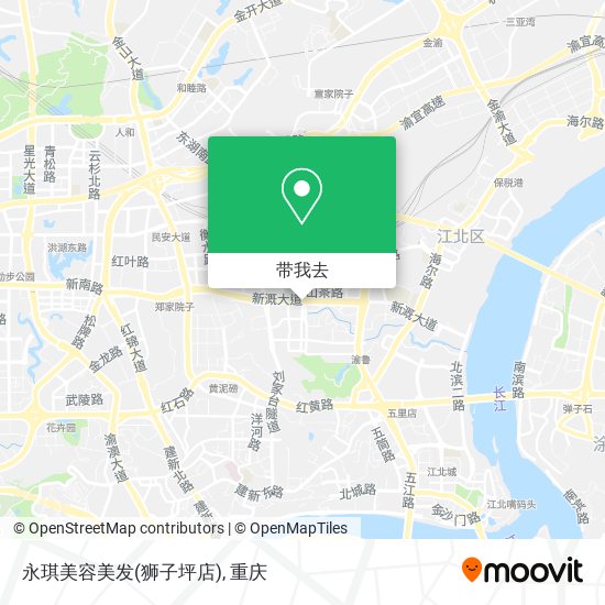 永琪美容美发(狮子坪店)地图