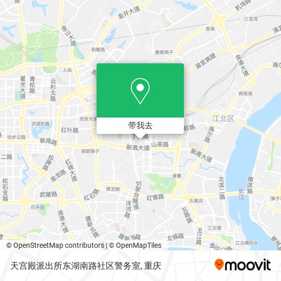 天宫殿派出所东湖南路社区警务室地图