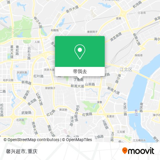 馨兴超市地图