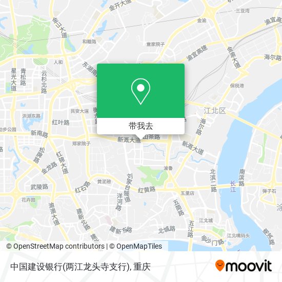 中国建设银行(两江龙头寺支行)地图
