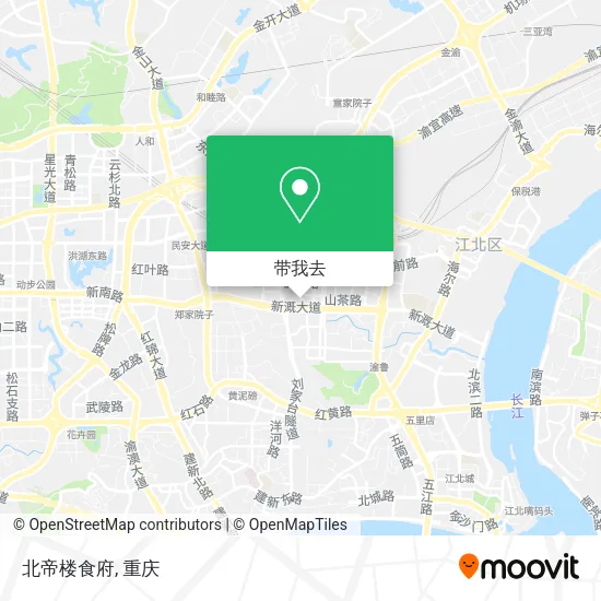 北帝楼食府地图
