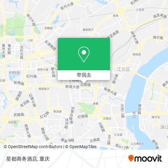 星都商务酒店地图