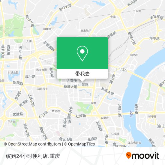 缤购24小时便利店地图