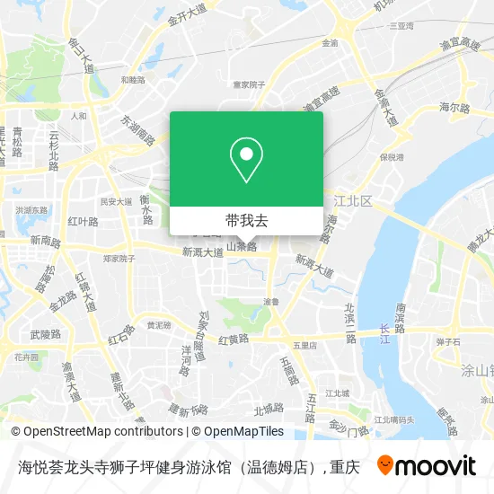 海悦荟龙头寺狮子坪健身游泳馆（温德姆店）地图