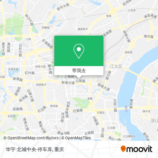 华宇·北城中央-停车库地图