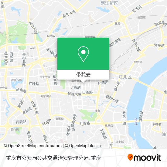重庆市公安局公共交通治安管理分局地图