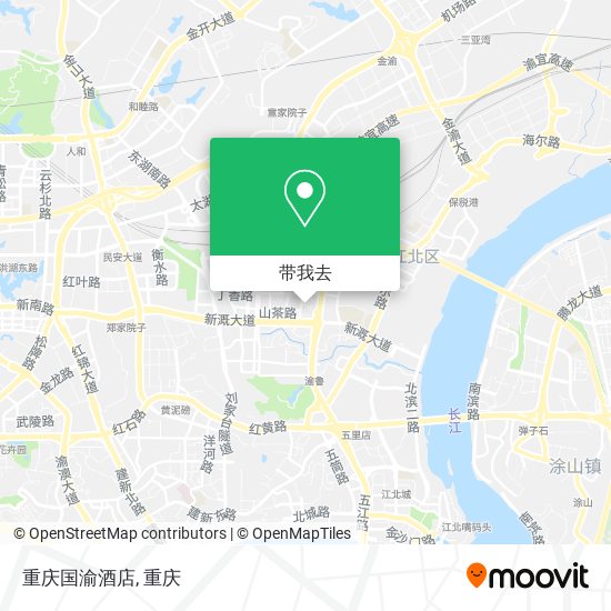 重庆国渝酒店地图