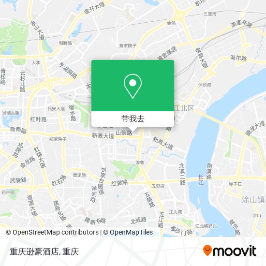 重庆逊豪酒店地图
