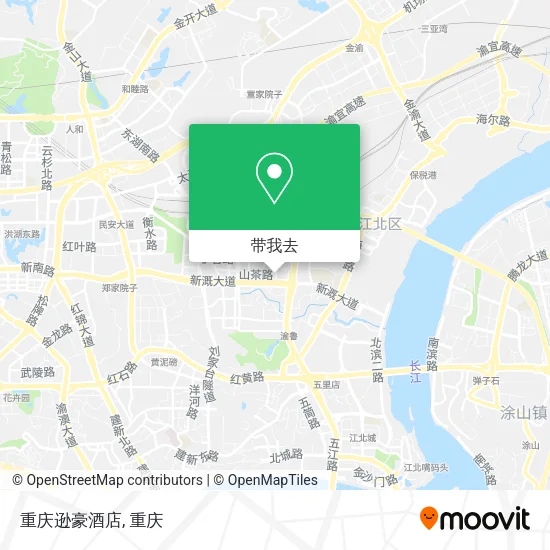 重庆逊豪酒店地图