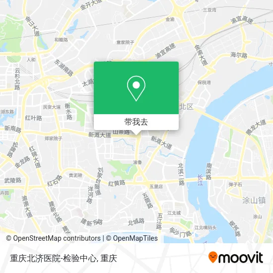 重庆北济医院-检验中心地图