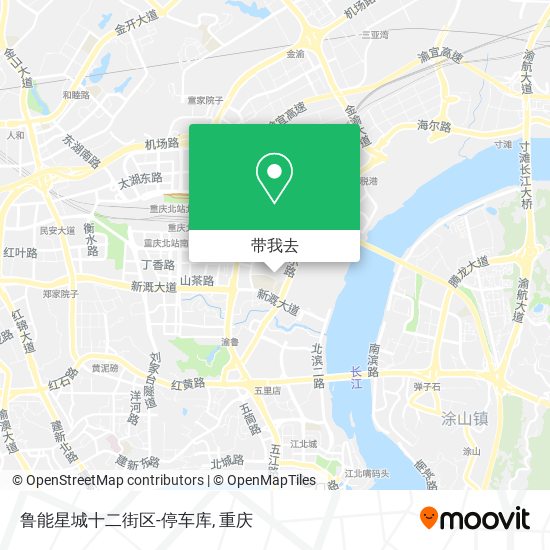 鲁能星城十二街区-停车库地图