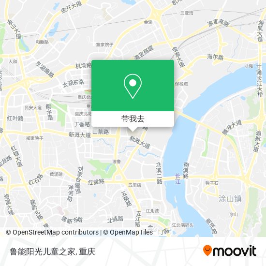 鲁能阳光儿童之家地图