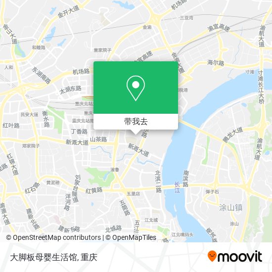 大脚板母婴生活馆地图