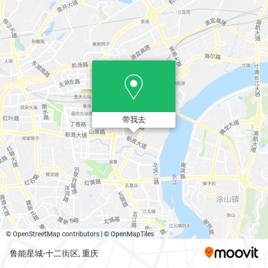 鲁能星城-十二街区地图