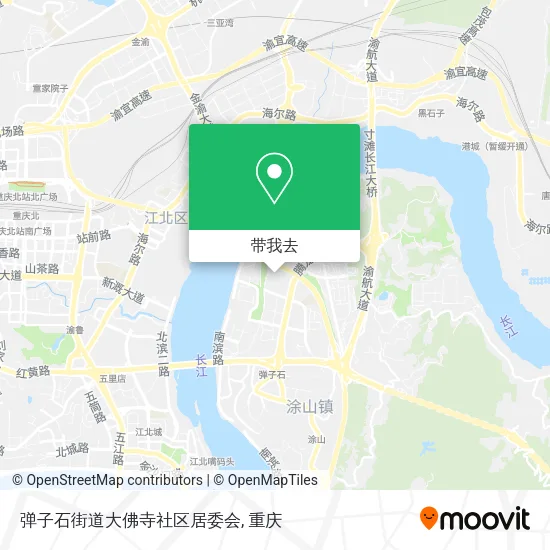 弹子石街道大佛寺社区居委会地图