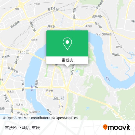 重庆欧亚酒店地图
