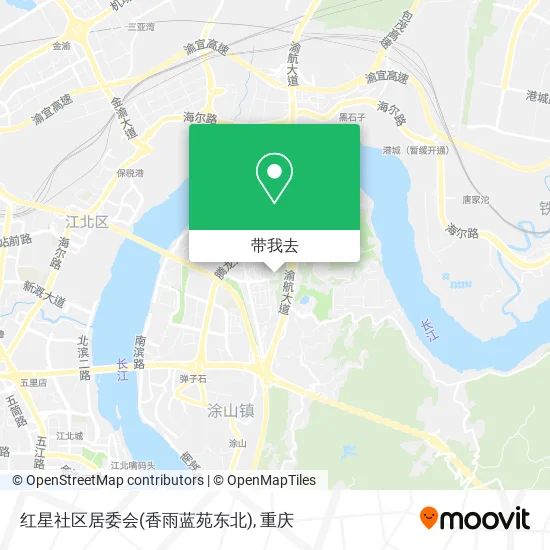 红星社区居委会(香雨蓝苑东北)地图